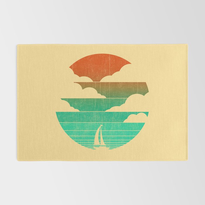 Go West (sail away in my boat) Rug Gallery Image 2