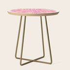 Watercolor Burst - Pink OmbrÃ© Side Table Gallery Image 1
