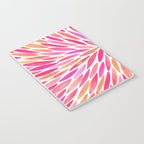Watercolor Burst - Pink OmbrÃ© Notebook Gallery Image 3