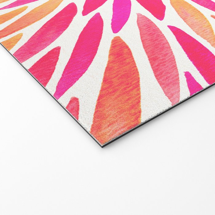 Watercolor Burst - Pink OmbrÃ© Welcome Mat Gallery Image 2