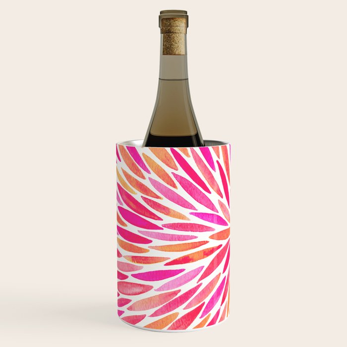 Watercolor Burst - Pink OmbrÃ© Wine Chiller Gallery Image 2