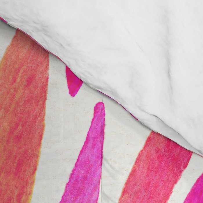Watercolor Burst â Pink OmbrÃ© Comforter Gallery Image 4