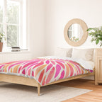 Watercolor Burst - Pink OmbrÃ© Duvet Cover Gallery Image 2