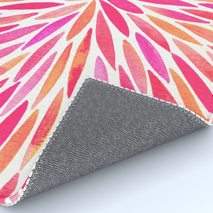 Watercolor Burst - Pink OmbrÃ© Rug Gallery Image 4