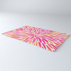 Watercolor Burst - Pink OmbrÃ© Rug Gallery Image 3