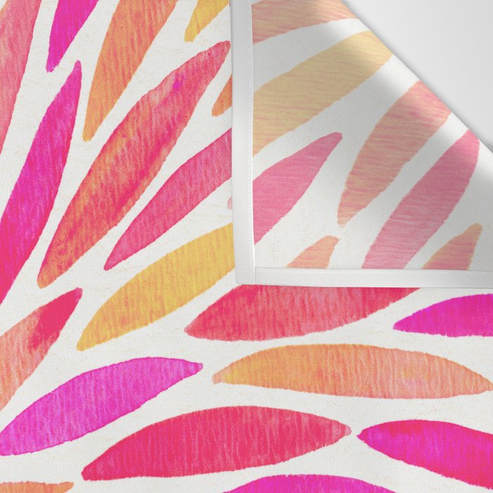 Watercolor Burst - Pink OmbrÃ© Wall Tapestry Gallery Image 3