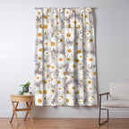 Purple chamomile pattern Window Curtain Gallery Image 5