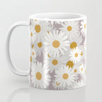 Purple chamomile pattern Coffee Mug Gallery Image 3