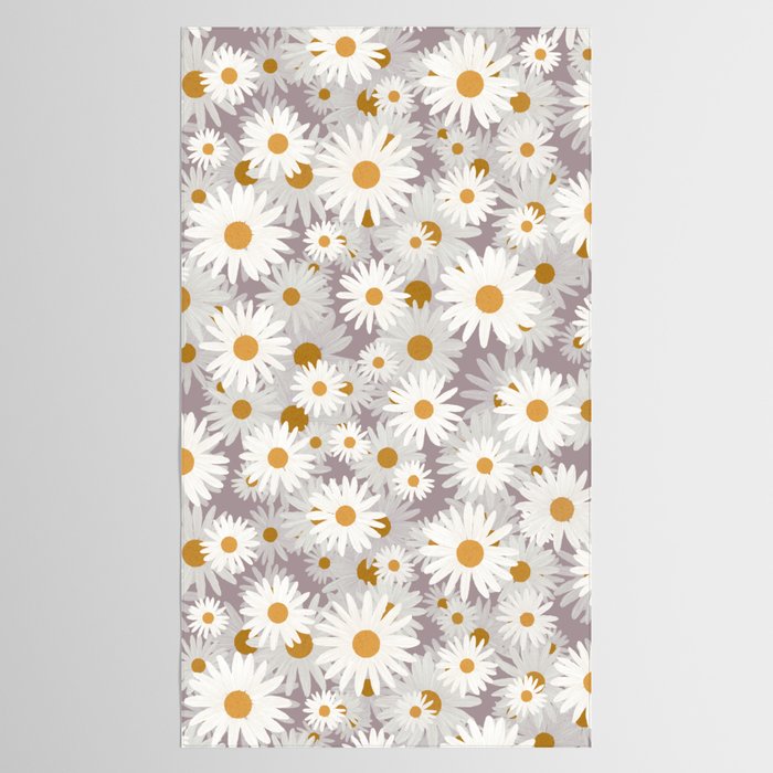Purple chamomile pattern Tablecloth Gallery Image 2
