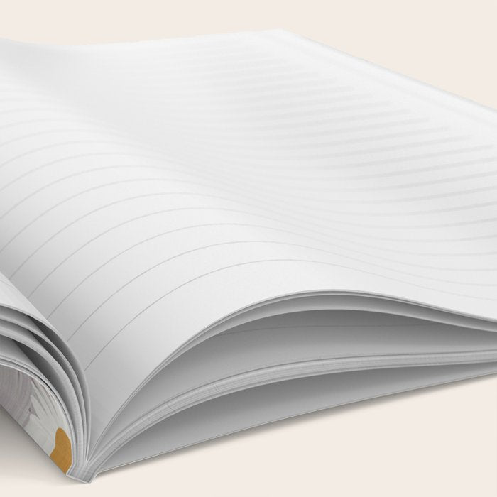 Purple chamomile pattern Notebook Gallery Image 2