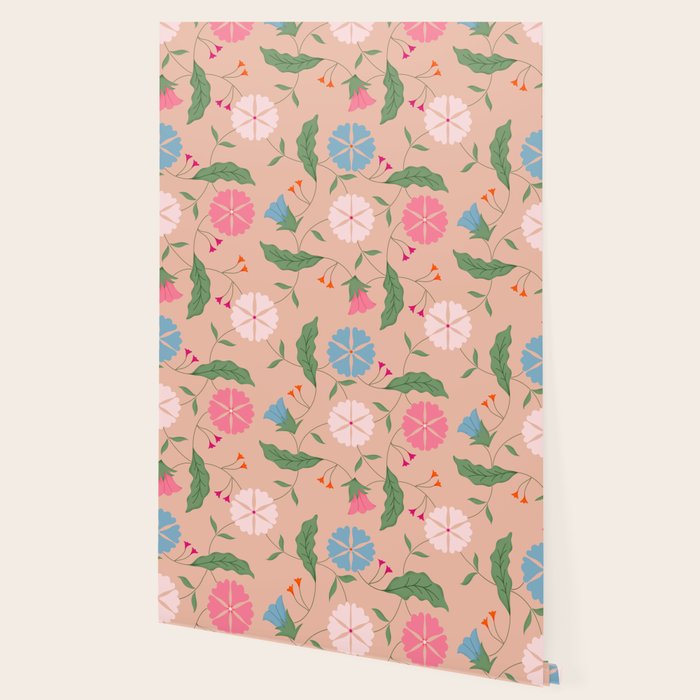 Heritage Blooms - Floral Art Wallpaper Gallery Image 2