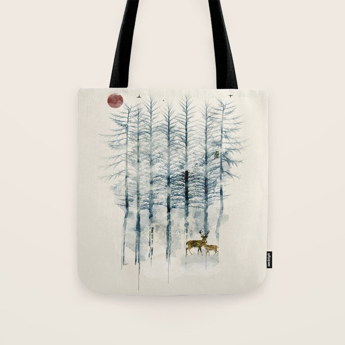 the blue forest Tote Bag Gallery Image 1