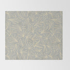 Lily Flower Pattern #3 Throw Blanket Gallery Image 2