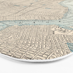 Vintage Map of New York City (1893) Bath Mat Gallery Image 3