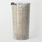 Vintage Map of New York City (1893) Travel Mug Gallery Image 3