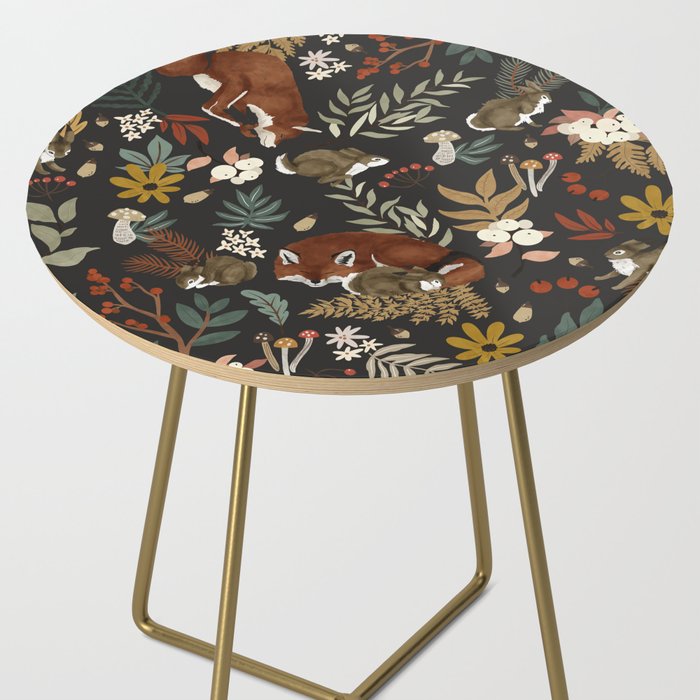 Animals winter wild nature 63B Side Table Gallery Image 2