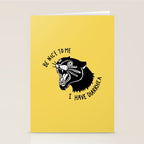 Panther Poop Stationery Card Gallery Image 2