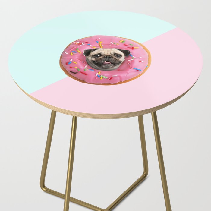 Pug Strawberry Donut Side Table Gallery Image 2