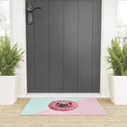 Pug Strawberry Donut Welcome Mat Gallery Image 3
