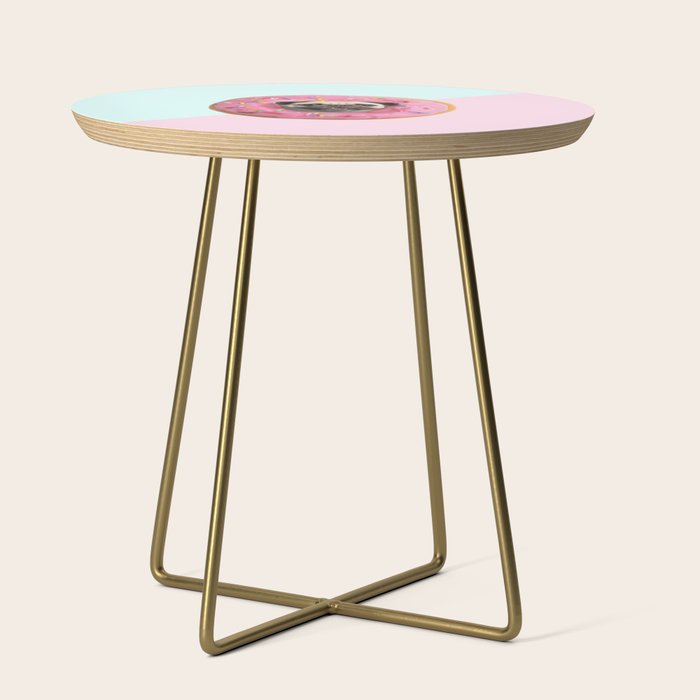 Pug Strawberry Donut Side Table Gallery Image 1