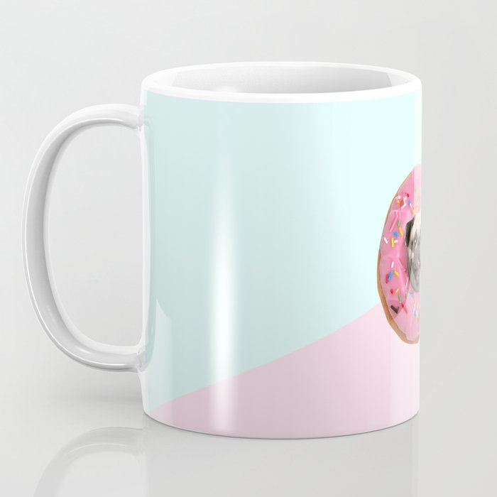 Pug Strawberry Donut Coffee Mug Gallery Image 3