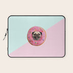 Pug Strawberry Donut Laptop Sleeve Gallery Image 1