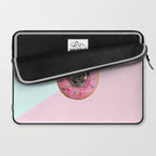 Pug Strawberry Donut Laptop Sleeve Gallery Image 2