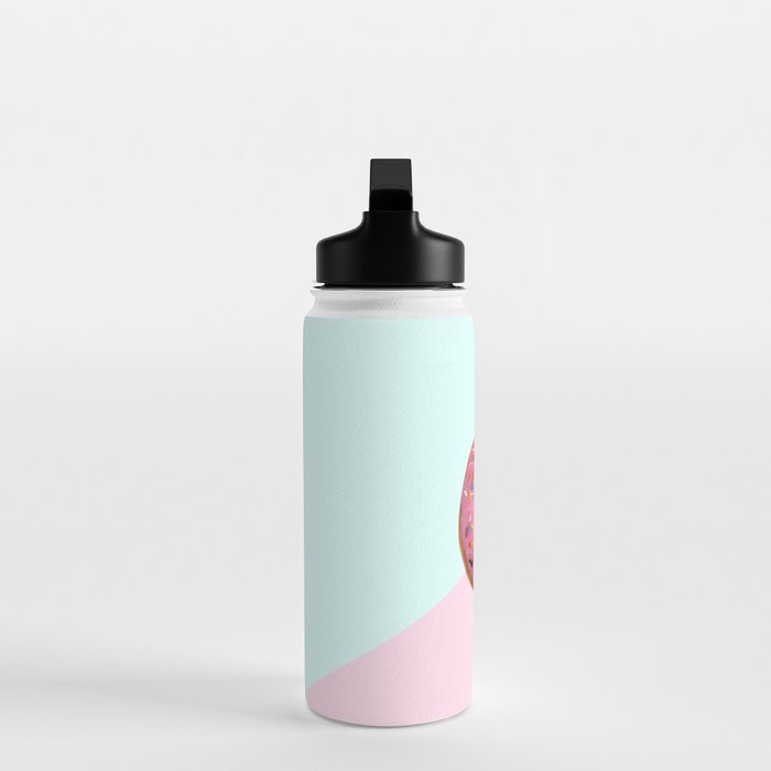 Pug Strawberry Donut Water Bottle Gallery Image 3