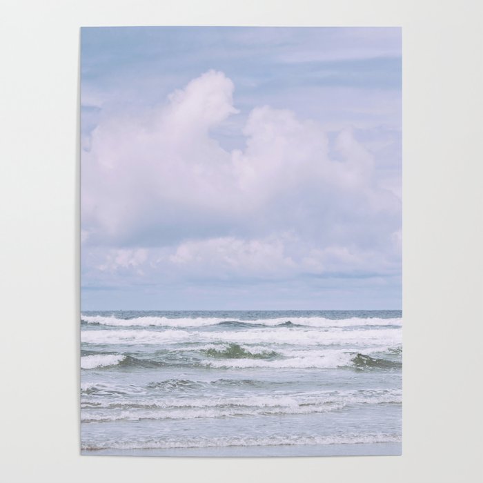 Lilac Sea - Ocean Landscape, Nature Photography Poster Gallery Image 1
