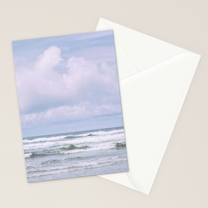 Lilac Sea - Ocean Landscape, Nature Photography Stationery Card Gallery Image 2