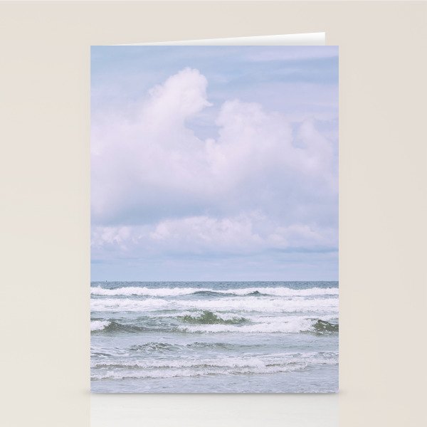 Lilac Sea - Ocean Landscape, Nature Photography Stationery Card Gallery Image 2