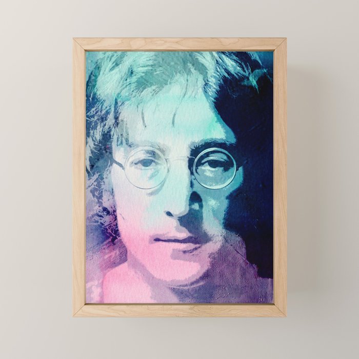 John Lennon Mini Art Print Gallery Image 1