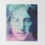 John Lennon Throw Blanket Gallery Image 2