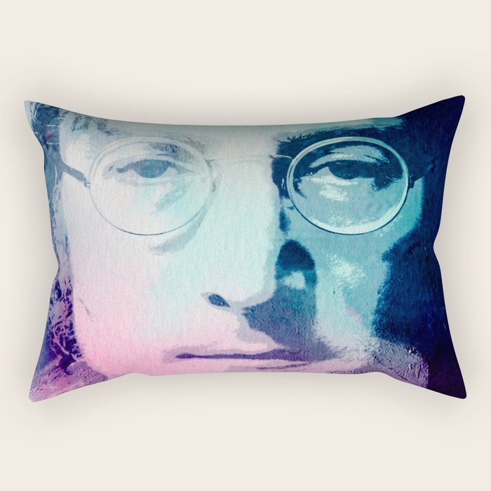 John Lennon Rectangular Pillow Gallery Image 2