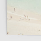 Aerial Beach - People - Pastel Ocean - Aerial Mint Green Sea - Crashing Waves - Travel photography Poster Gallery Image 3