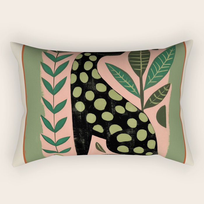 Spotted Cat Rectangular Pillow Gallery Image 1