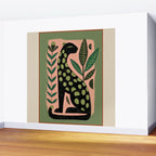 Spotted Cat Wall Mural Gallery Image 2