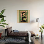Spotted Cat Wood Wall Art Gallery Image 2