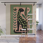 Spotted Cat Wall Mural Gallery Image 1