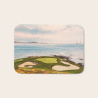 Pebble Beach Golf Course Signature Hole 7 Bath Mat Gallery Image 1