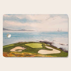 Pebble Beach Golf Course Signature Hole 7 Cutting Board Gallery Image 1