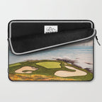 Pebble Beach Golf Course Signature Hole 7 Laptop Sleeve Gallery Image 2
