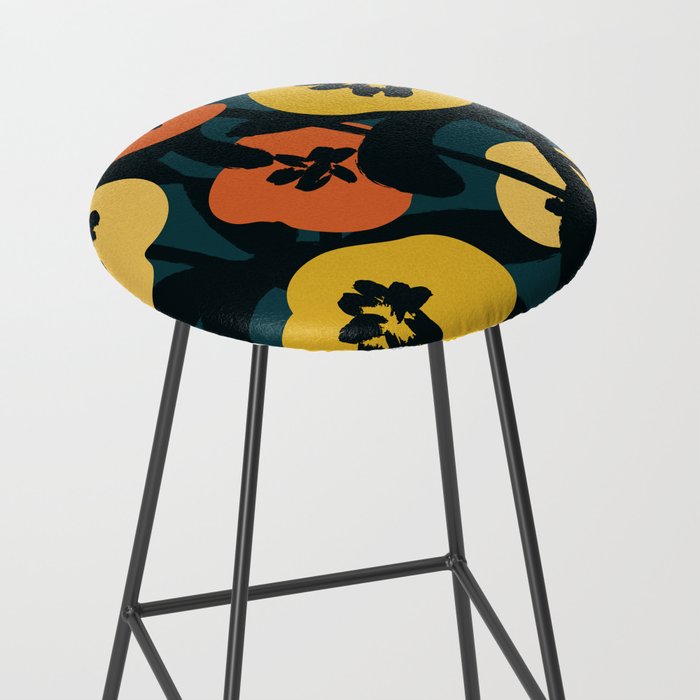 Midnight Flowers Stool Gallery Image 2