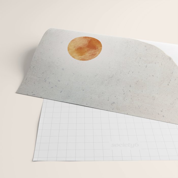 Amber Sun Wrapping Paper Gallery Image 2