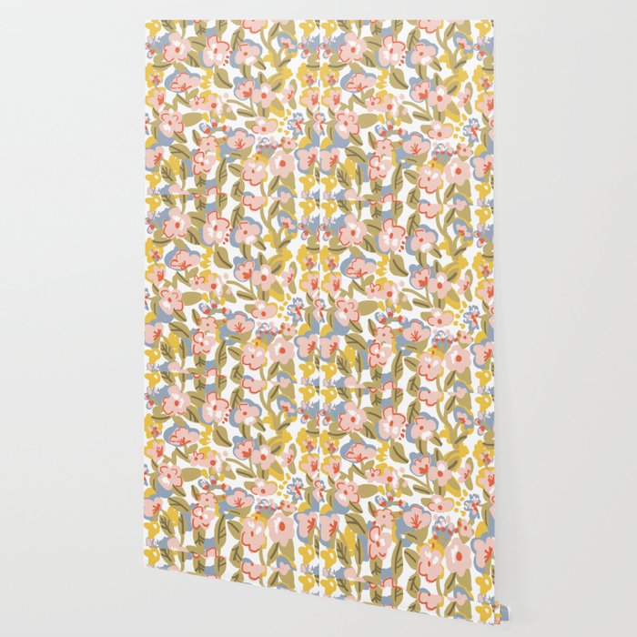 Colorful flower pattern Wallpaper Gallery Image 2