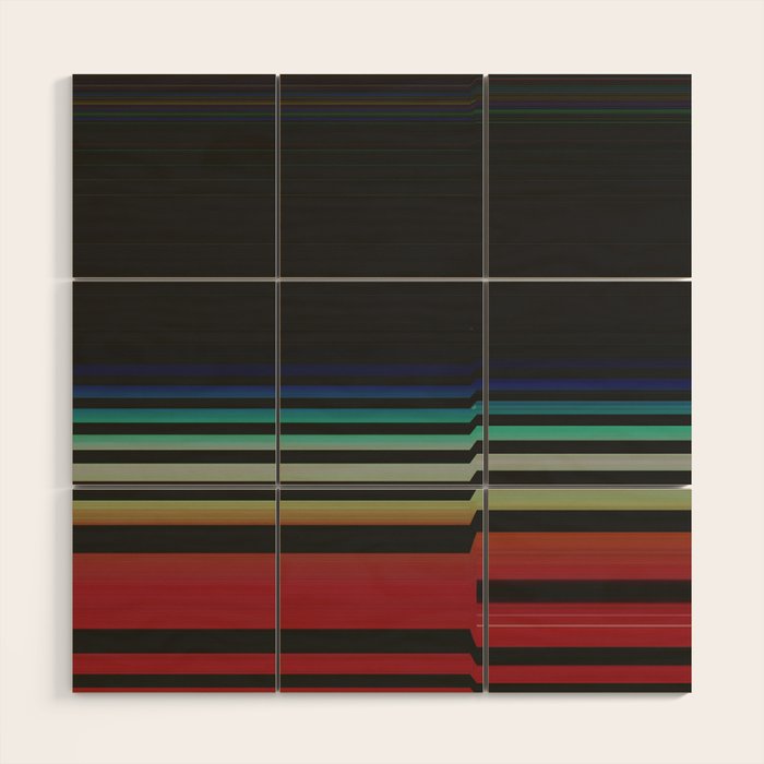 Let's Stripe Wood Wall Art Gallery Image 1