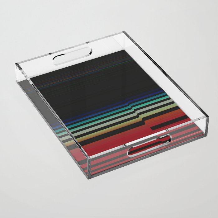 Let's Stripe Acrylic Tray Gallery Image 1