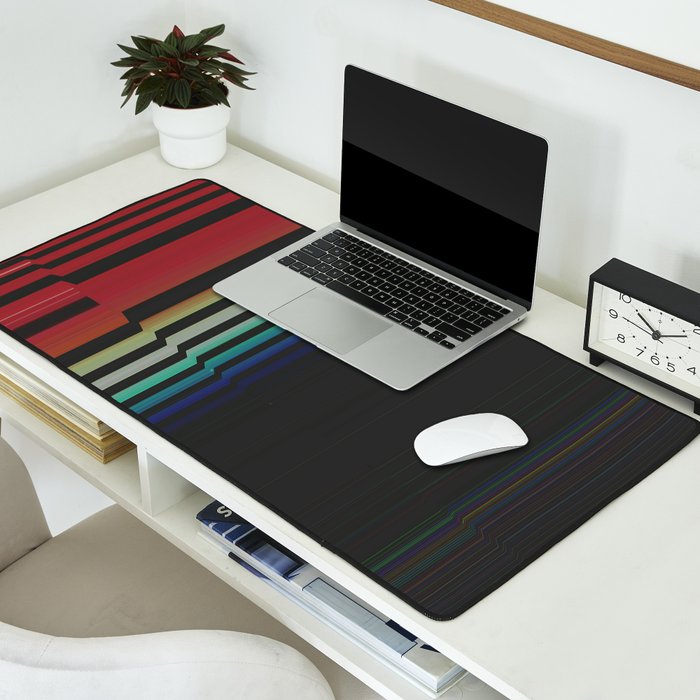 Let's Stripe Desk Mat Gallery Image 2