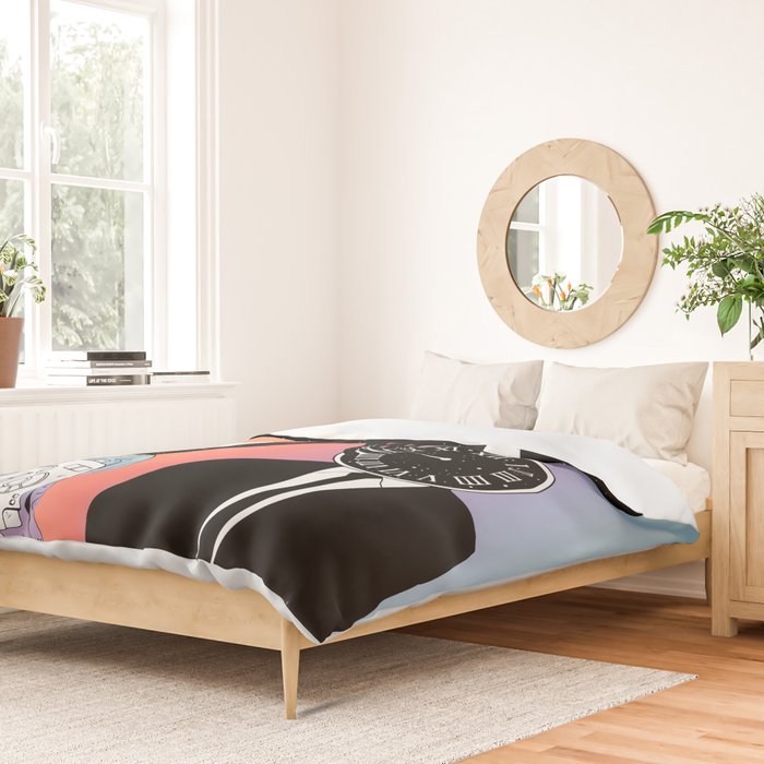 A Portrait of Space and Time ( A Study of Existence) Duvet Cover Gallery Image 2