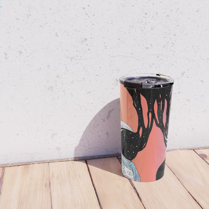 A Portrait of Space and Time ( A Study of Existence) Travel Mug Gallery Image 4